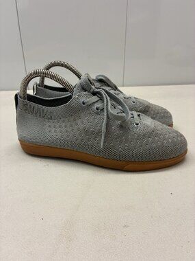 Suavs Zilker Shoes M 5 W 7 Gray Knit Comfort Casaul Lace Up‎ Sneakers